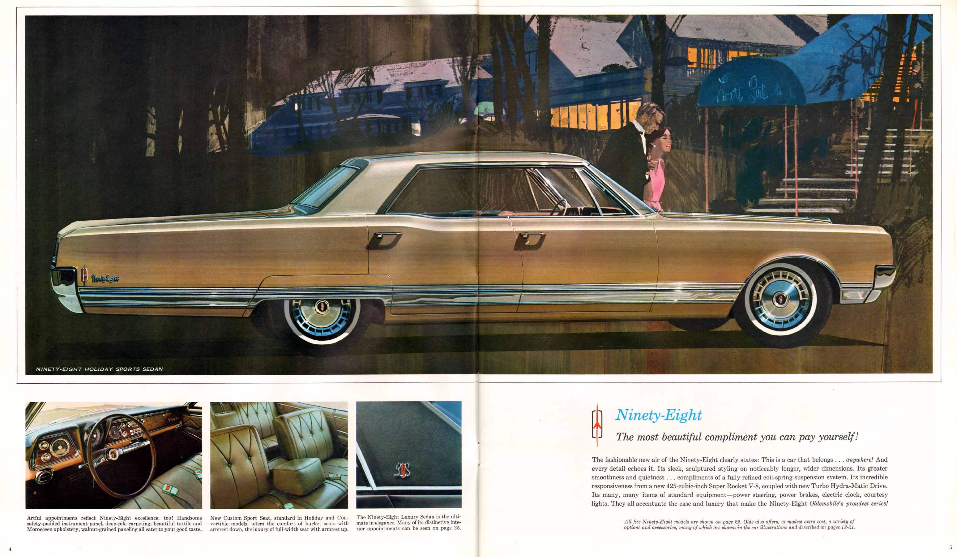 1965 Oldsmobile Motor Cars Prestige Brochure Page 1
